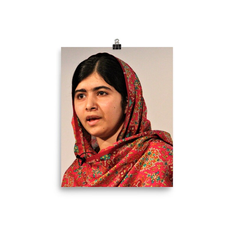 Malala Yousafzai Poster Print - Etsy