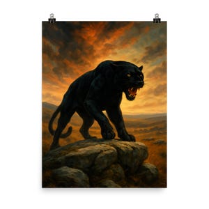 Beast of Bodmin Moor Print: Mystical British Legend Wall Art