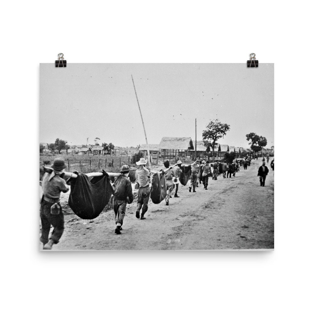 Marche De La Mort De Bataan Affiche de la Marche de la Mort de Bataan Imprimer - Etsy France