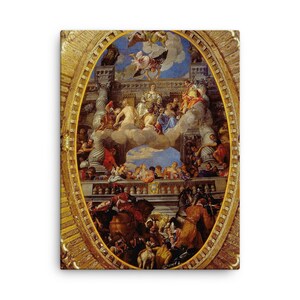 Triumph of Venice Canvas Print – Paolo Veronese Renaissance Wall Art, Museum Quality Italian Decor, Classic Masterpiece Reproduction