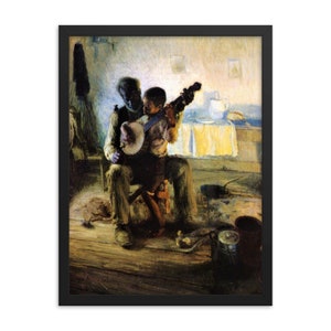 The Banjo Lesson by Henry Ossawa Tanner Framed Print
