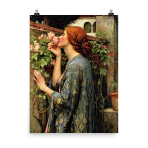 The Soul of the Rose by John William Waterhouse Poster Print
