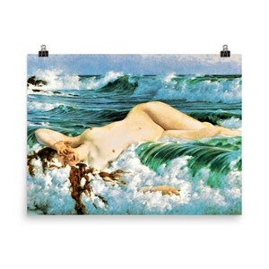 The Birth Of Venus By Adolf Hiremy Hirschl Poster Print