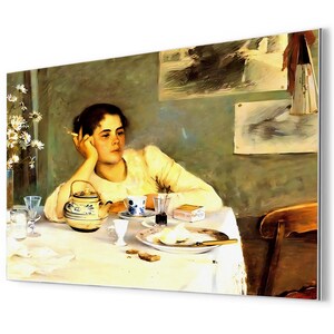 After Breakfast Metal Print Elin Danielson-Gambogi Fine Art Wall Decor Vibrant Museum-Quality Reproduction