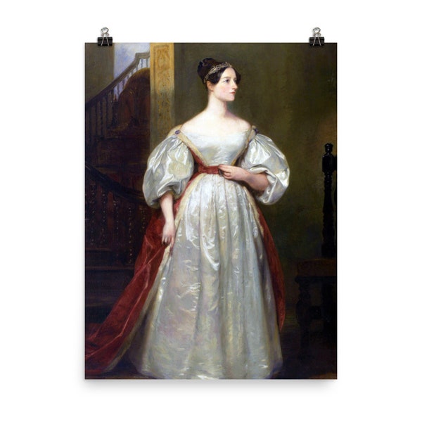 Ada Lovelace by Margaret Sarah Carpenter Poster Print