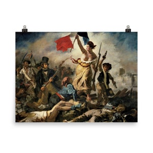 Liberty Leading the People by Eugène Delacroix Poster