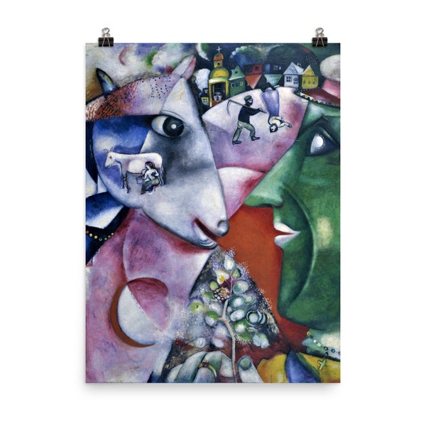 I and the Village by Marc Chagall Poster Print