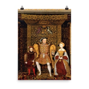 Familia de Enrique VIII Impresión de póster