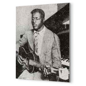 Blind Willie Johnson Metal Print: Gospel Blues Portrait Art