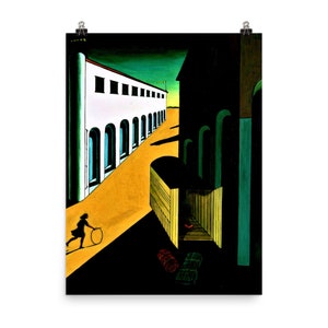 Mystery And Melancholy By Giorgio De Chirico Poster Print