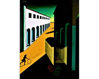 Mystère et mélancolie Par Giorgio De Chirico Poster Print