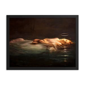 Lámina enmarcada El joven mártir de Paul Delaroche