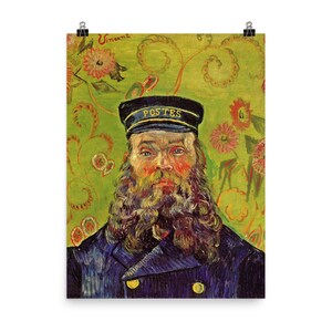 Van Gogh Postman Roulin Print: Famous Art Wall Decor