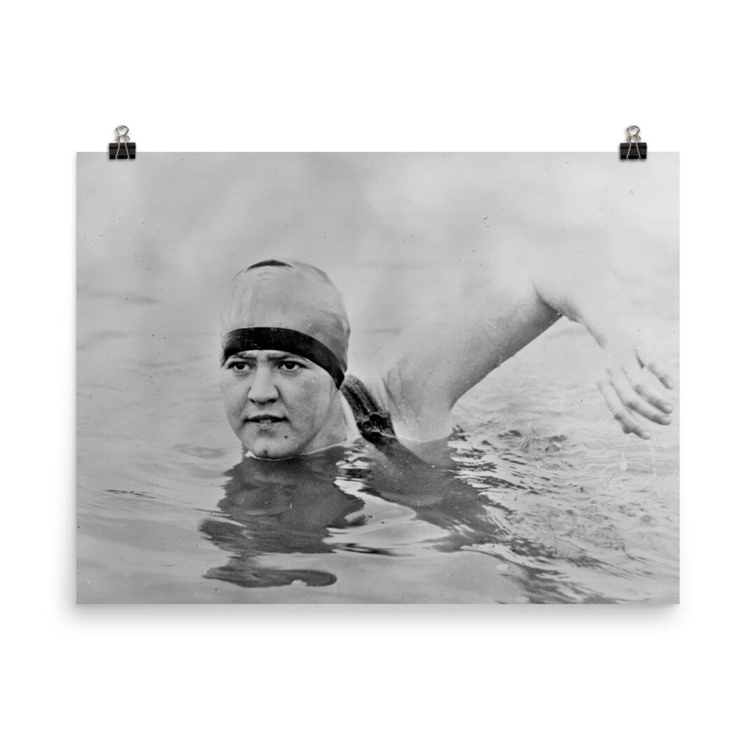 Gertrude Ederle Poster Druck Etsy.de