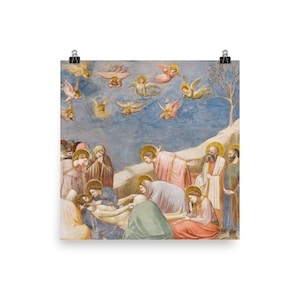 The Lamentation of Christ - Giotto di Bondone as art print or hand painted  oil.
