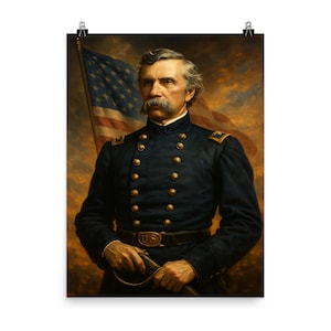 Joshua Chamberlain Civil War Print: Heroic Historical Wall Art