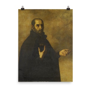 Heiliger Ignatius Loyola von Francisco Zurbaran Posterdruck