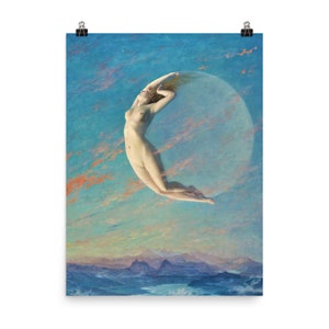 Selene By Albert Aublet Poster Print