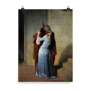 The Kiss by Francesco Hayez Poster Print