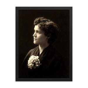 Impresión enmarcada de Voltairine de Cleyre