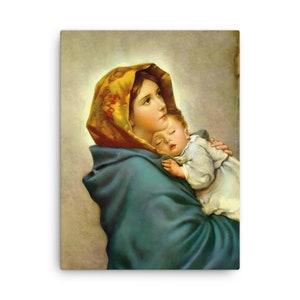 The Madonna of the Street By Roberto Ferruzzi Canvas Print - Canvas Wall Art
