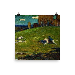 Buy The Blue Rider by Wassily Kandinsky Poster Print Online in India - Etsy