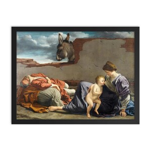 Stampa artistica incorniciata di Orazio Gentileschi: Rinascimento