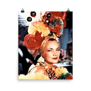 Carmen Miranda affiche impression