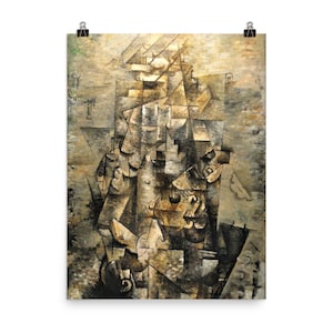Man with a Guitar by Georges Braque Poster Print