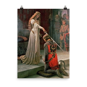 The Accolade by Edmund Blair Leighton Poster Print