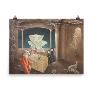 Y entonces vimos a la hija del Minotauro de Leonora Carrington, 1953 Póster impreso