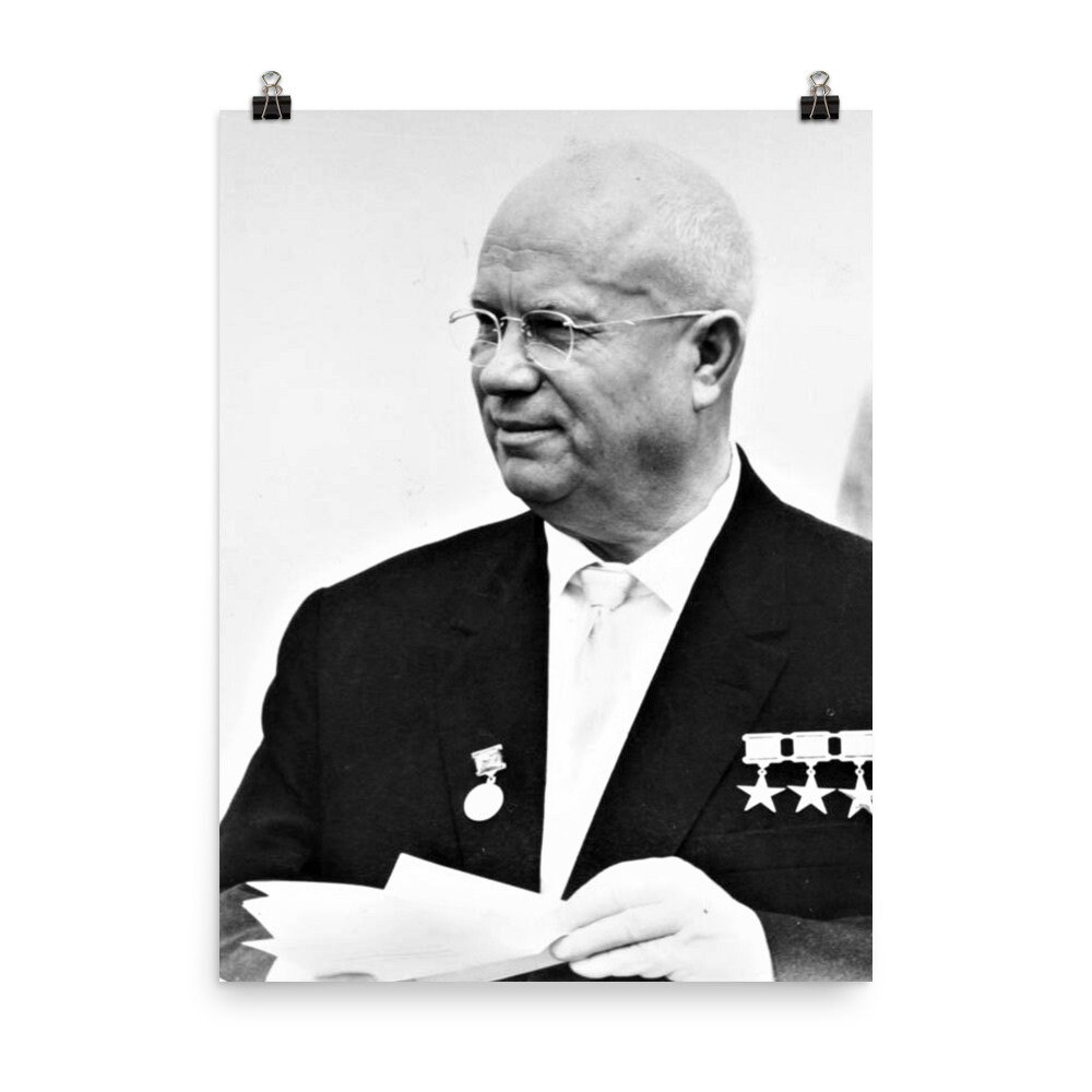 Nikita Khrushchev Poster Print