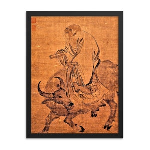 Lao Tzu Framed Print - Taoism Art