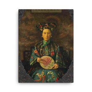 Kaiserin Dowager Cixi Leinwanddruck - Leinwand Wandkunst