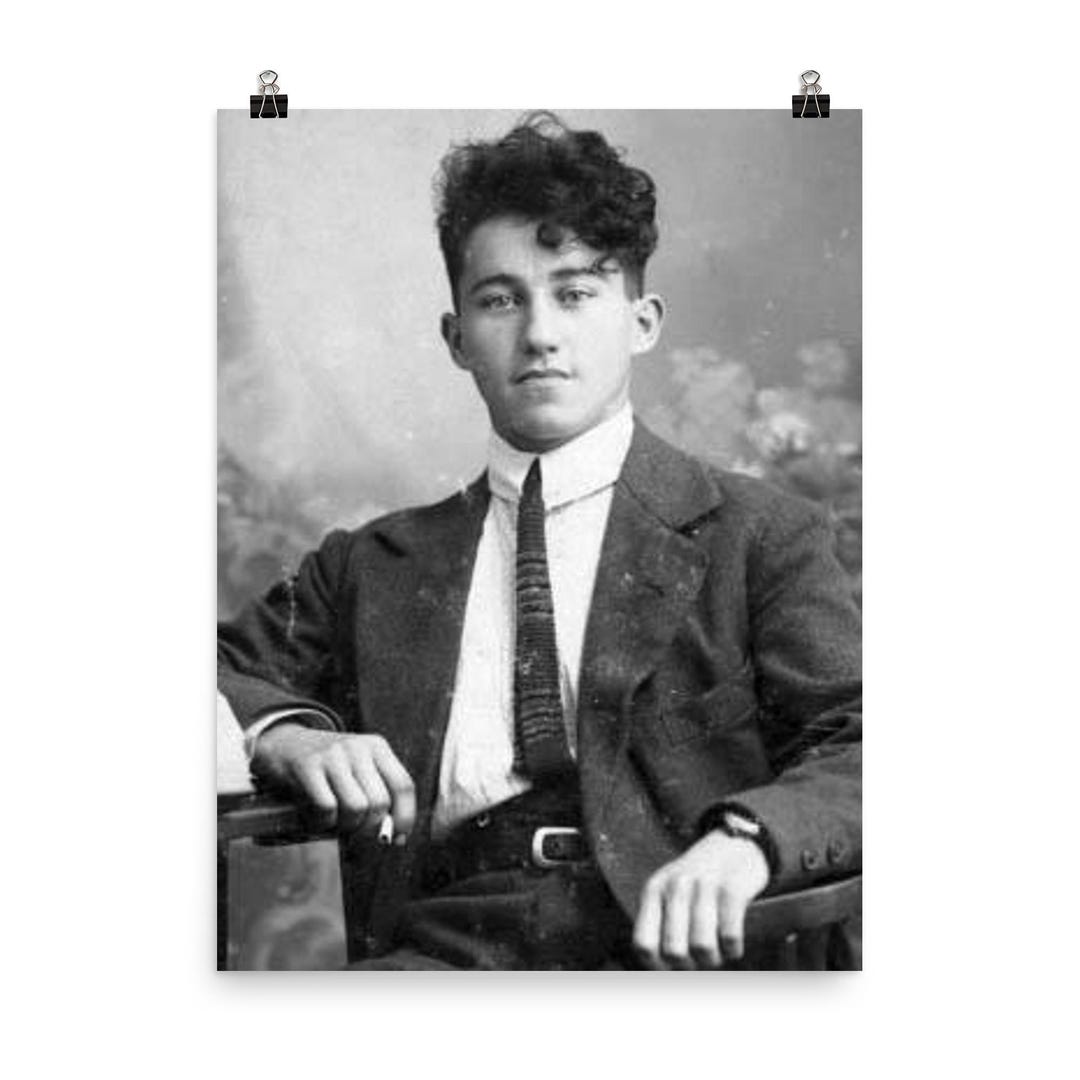 Adolf Dassler Vintage Portrait Poster Print – Unique Adidas