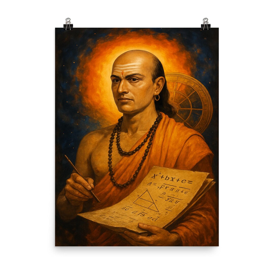 Brahmagupta Math Genius Poster Print: Unique Wall Art Decor for ...