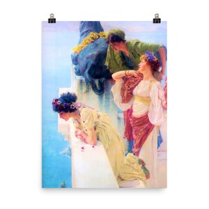 A Coign of Vantage by Lawrence Alma Tadema Poster Print