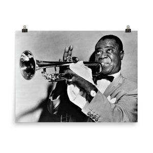 Impresión del cartel de Louis Armstrong