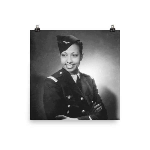 Josephine Baker in Uniform Poster Print