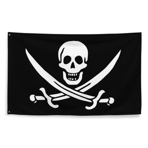 Calico Jack Rackham's Jolly Roger Pirate Flag