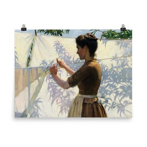 Charles Courtney Curran Print: Timeless Shadows, Vintage Wall Art