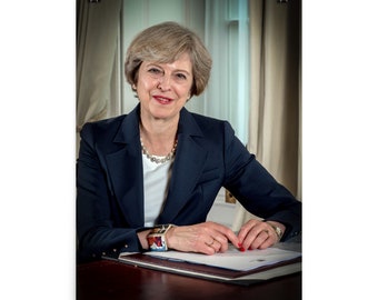 Theresa May Poster Print
