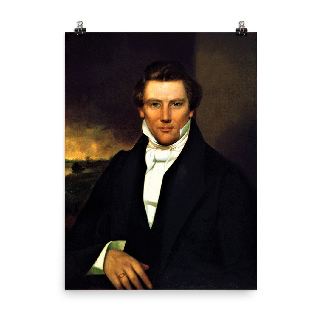 Joseph Smith Portrait Poster Print - Etsy