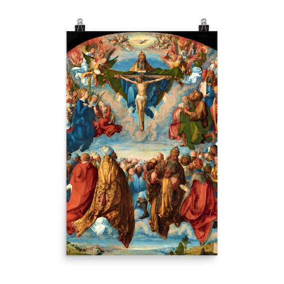 Adoration of the Trinity by Albrecht Dürer Poster Print - Etsy