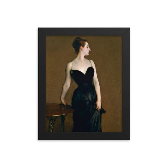 ジョン・シンガー・サージェント作「マダムXの肖像」額入りプリント