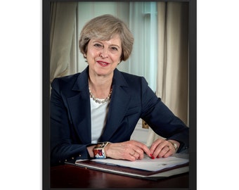 Theresa May Framed Print