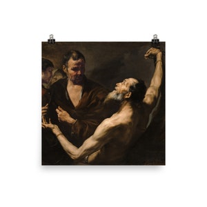 The Martyrdom of Saint Bartholomew by Jusepe De Ribera Poster Print - Etsy