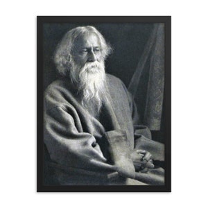 Rabindranath Tagore wydruk w ramce