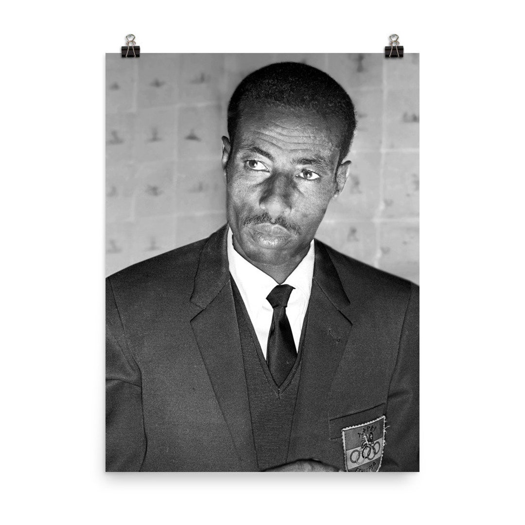 Abebe Bikila Poster Print Etsy