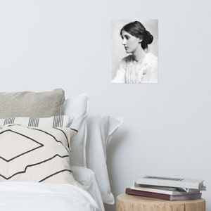 Virginia Woolf Poster Print, Literature Wall Art Gift